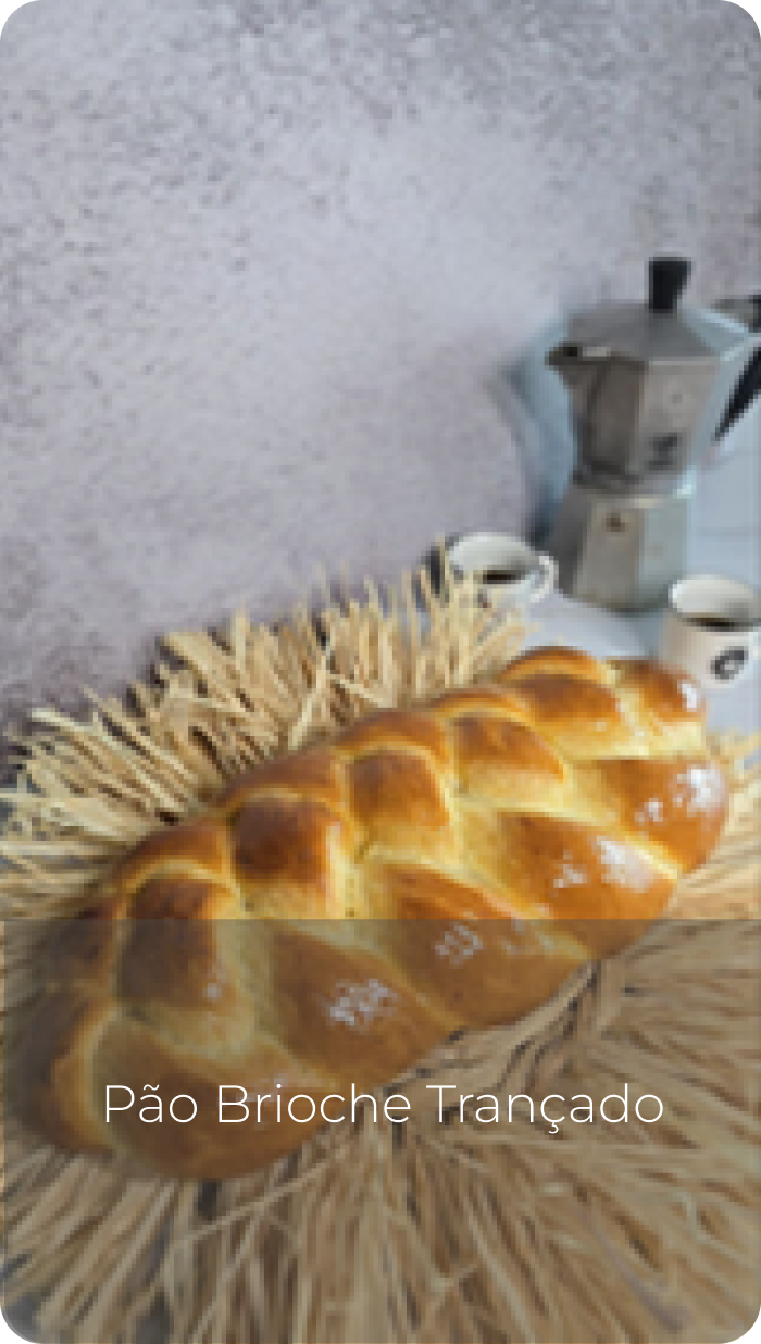 Pão Brioche Trançado